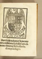 An illustration from Prudentij opera que in hoc libro continentur. . (1512)