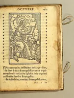 Picture 26 of 28 from Psalmodia christiana, y sermonario de los sanctos del año, en langua mexicana: (1583), leaf 399