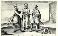 Picture 10 of 25 from Pugillus facetiarum iconographicaru[m] in studiosorum potissimum gratiam ex propijs eorundem albis desumptarum et iam primum hac forma editarum = Allerhand kurtzweilige Stücklein, allen Studenten furnemblich zu lieb auss ihren eigenen Stammbüchern zusamen gelesen und in dise Form gebracht zu Strasburg (1618), leaf 37