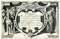 Picture 1 of 25 from Pugillus facetiarum iconographicaru[m] in studiosorum potissimum gratiam ex propijs eorundem albis desumptarum et iam primum hac forma editarum = Allerhand kurtzweilige Stücklein, allen Studenten furnemblich zu lieb auss ihren eigenen Stammbüchern zusamen gelesen und in dise Form gebracht zu Strasburg (1618), leaf 5