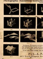 Picture 1 of 2 from Photographic assembling instructions for pioneer log cabin models 125B. (1930), leaf 0