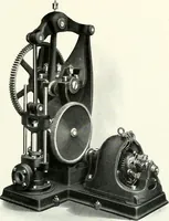 An illustration from Pumping machinery : for operation by any power : single and double acting triplex pumps for various services, deep well power working heads, artesian well cylinders, rotary and centrifugal pumps manufactured by the Deming Company, Salem, Ohio, U.S.A (1915)