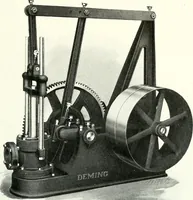 Picture 109 of 201 from Pumping machinery : for operation by any power : single and double acting triplex pumps for various services, deep well power working heads, artesian well cylinders, rotary and centrifugal pumps manufactured by the Deming Company, Salem, Ohio, U.S.A (1915), leaf 104