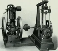 An illustration from Pumping machinery : for operation by any power : single and double acting triplex pumps for various services, deep well power working heads, artesian well cylinders, rotary and centrifugal pumps manufactured by the Deming Company, Salem, Ohio, U.S.A (1915)