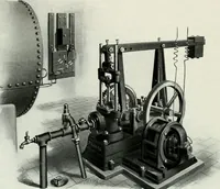 An illustration from Pumping machinery : for operation by any power : single and double acting triplex pumps for various services, deep well power working heads, artesian well cylinders, rotary and centrifugal pumps manufactured by the Deming Company, Salem, Ohio, U.S.A (1915)