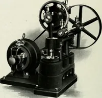 An illustration from Pumping machinery : for operation by any power : single and double acting triplex pumps for various services, deep well power working heads, artesian well cylinders, rotary and centrifugal pumps manufactured by the Deming Company, Salem, Ohio, U.S.A (1915)