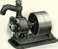 An illustration from Pumping machinery : for operation by any power : single and double acting triplex pumps for various services, deep well power working heads, artesian well cylinders, rotary and centrifugal pumps manufactured by the Deming Company, Salem, Ohio, U.S.A (1915)
