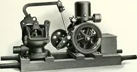 An illustration from Pumping machinery : for operation by any power : single and double acting triplex pumps for various services, deep well power working heads, artesian well cylinders, rotary and centrifugal pumps manufactured by the Deming Company, Salem, Ohio, U.S.A (1915)