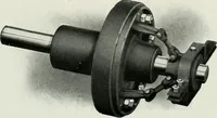 An illustration from Pumping machinery : for operation by any power : single and double acting triplex pumps for various services, deep well power working heads, artesian well cylinders, rotary and centrifugal pumps manufactured by the Deming Company, Salem, Ohio, U.S.A (1915)