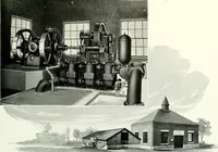 An illustration from Pumping machinery : for operation by any power : single and double acting triplex pumps for various services, deep well power working heads, artesian well cylinders, rotary and centrifugal pumps manufactured by the Deming Company, Salem, Ohio, U.S.A (1915)