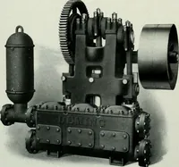 An illustration from Pumping machinery : for operation by any power : single and double acting triplex pumps for various services, deep well power working heads, artesian well cylinders, rotary and centrifugal pumps manufactured by the Deming Company, Salem, Ohio, U.S.A (1915)