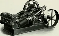 An illustration from Pumping machinery : for operation by any power : single and double acting triplex pumps for various services, deep well power working heads, artesian well cylinders, rotary and centrifugal pumps manufactured by the Deming Company, Salem, Ohio, U.S.A (1915)