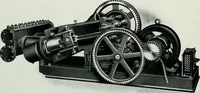 An illustration from Pumping machinery : for operation by any power : single and double acting triplex pumps for various services, deep well power working heads, artesian well cylinders, rotary and centrifugal pumps manufactured by the Deming Company, Salem, Ohio, U.S.A (1915)