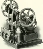 An illustration from Pumping machinery : for operation by any power : single and double acting triplex pumps for various services, deep well power working heads, artesian well cylinders, rotary and centrifugal pumps manufactured by the Deming Company, Salem, Ohio, U.S.A (1915)