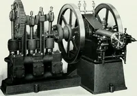 An illustration from Pumping machinery : for operation by any power : single and double acting triplex pumps for various services, deep well power working heads, artesian well cylinders, rotary and centrifugal pumps manufactured by the Deming Company, Salem, Ohio, U.S.A (1915)