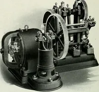 An illustration from Pumping machinery : for operation by any power : single and double acting triplex pumps for various services, deep well power working heads, artesian well cylinders, rotary and centrifugal pumps manufactured by the Deming Company, Salem, Ohio, U.S.A (1915)
