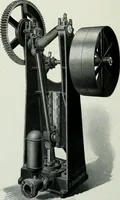 An illustration from Pumping machinery : for operation by any power : single and double acting triplex pumps for various services, deep well power working heads, artesian well cylinders, rotary and centrifugal pumps manufactured by the Deming Company, Salem, Ohio, U.S.A (1915)