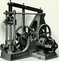 Picture 102 of 201 from Pumping machinery : for operation by any power : single and double acting triplex pumps for various services, deep well power working heads, artesian well cylinders, rotary and centrifugal pumps manufactured by the Deming Company, Salem, Ohio, U.S.A (1915), leaf 96