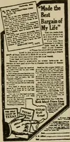 An illustration from Pushing your business, a text-book of advertising, giving practical advice on advertising, for banks, trust companies, investment brokers, real estate dealers (1909)