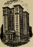 An illustration from Pushing your business, a text-book of advertising, giving practical advice on advertising, for banks, trust companies, investment brokers, real estate dealers (1909)