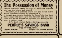 An illustration from Pushing your business; a book of practical advice on advertising, for banks, trust companies, investment brokers, real estate dealers, and all interested in promoting their business by judicious advertising (1908)