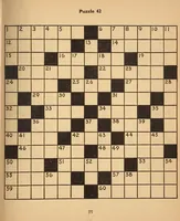An illustration from Putnam's French cross-word puzzle book, (1925)