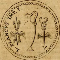 An illustration from P. Virgilii Maronis Opera in tres tomos divisa : cum integris notis Servii, Philargyrii, nec non J. Pierii variis lectionibus, & selectissimis plerisque commentariis Donati, Probi, Nannii, Sabini, Germani, Cerdæ, Taubmanni, & aliorum (1680)