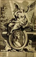 An illustration from P. Virgilii Maronis Opera in tres tomos divisa : cum integris notis Servii, Philargyrii, nec non J. Pierii variis lectionibus, & selectissimis plerisque commentariis Donati, Probi, Nannii, Sabini, Germani, Cerdæ, Taubmanni, & aliorum (1680)