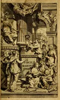 An illustration from P. Virgilii Maronis Opera in tres tomos divisa : cum integris notis Servii, Philargyrii, nec non J. Pierii variis lectionibus, & selectissimis plerisque commentariis Donati, Probi, Nannii, Sabini, Germani, Cerdæ, Taubmanni, & aliorum (1680)