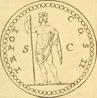 An illustration from P. Virgilii Maronis Opera in tres tomos divisa : cum integris notis Servii, Philargyrii, nec non J. Pierii variis lectionibus, & selectissimis plerisque commentariis Donati, Probi, Nannii, Sabini, Germani, Cerdæ, Taubmanni, & aliorum (1680)