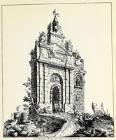 An illustration from Pyrotechnics: the history and art of firework making (1922)
