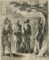 Picture 49 of 103 from Q. HoratI Flacci Emblemata : imaginibus in aes incisis, notisq[ue] illustrata (1607), leaf 100