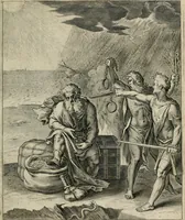 Picture 50 of 103 from Q. HoratI Flacci Emblemata : imaginibus in aes incisis, notisq[ue] illustrata (1607), leaf 102
