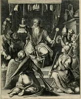 Picture 61 of 103 from Q. HoratI Flacci Emblemata : imaginibus in aes incisis, notisq[ue] illustrata (1607), leaf 124