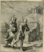 An illustration from Q. HoratI Flacci Emblemata : imaginibus in aes incisis, notisq[ue] illustrata (1607)
