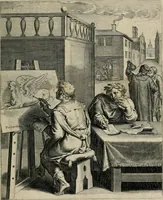 Picture 72 of 103 from Q. HoratI Flacci Emblemata : imaginibus in aes incisis, notisq[ue] illustrata (1607), leaf 146