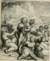 Picture 79 of 103 from Q. HoratI Flacci Emblemata : imaginibus in aes incisis, notisq[ue] illustrata (1607), leaf 160