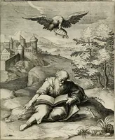 An illustration from Q. HoratI Flacci Emblemata : imaginibus in aes incisis, notisq[ue] illustrata (1607)
