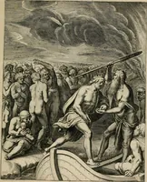 An illustration from Q. HoratI Flacci Emblemata : imaginibus in aes incisis, notisq[ue] illustrata (1607)