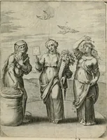 Picture 10 of 103 from Q. HoratI Flacci Emblemata : imaginibus in aes incisis, notisq[ue] illustrata (1607), leaf 22
