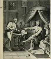 An illustration from Q. HoratI Flacci Emblemata : imaginibus in aes incisis, notisq[ue] illustrata (1607)