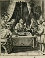 An illustration from Q. HoratI Flacci Emblemata : imaginibus in aes incisis, notisq[ue] illustrata (1607)