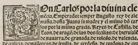 An illustration from [Quaderno de algunas leyes que no estan en el libro de las prematicas que por mandado de Sus Magestades se mandan imprimir este año de MDXLIIII años.] (1544)