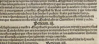 An illustration from Quadernos de las cortes que Su Magestad de la emperatriz y reyna nuestra señora tuuo en la ciudad de Segouia el año de M.D.xxxij. : Juntame[n]te co[n] las cortes q[ue] Su Magestad el emperador y rey n[uest]ro señor tuuo en la villa de Madrid, en el año de M.D.xxxiiij. Co[n] las declaraciones, leyes, y decisiones nueuas, y aprouaciones hechas en las dichas cortes. Assi mesmo la prematica de los cauallos que se hizo en Toledo. Con la declaracion despues hecha en las dichas cortes de Madrid. Año de. M.D.xxxiiij. 1549. (1550)