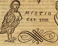 An illustration from Quaestiones definitae ex triplici philosophia : rationali, naturali, morali : in Parmensi Academia publicè triduum disputae (1613)