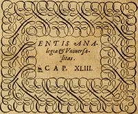 An illustration from Quaestiones definitae ex triplici philosophia : rationali, naturali, morali : in Parmensi Academia publicè triduum disputae (1613)