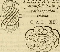 An illustration from Quaestiones definitae ex triplici philosophia : rationali, naturali, morali : in Parmensi Academia publicè triduum disputae (1613)