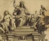 An illustration from Quaestiones definitae ex triplici philosophia : rationali, naturali, morali : in Parmensi Academia publicè triduum disputae (1613)