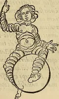 An illustration from Quaestiones definitae ex triplici philosophia : rationali, naturali, morali : in Parmensi Academia publicè triduum disputae (1613)