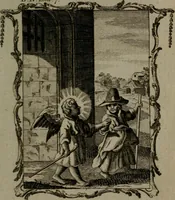 An illustration from Quarles' emblems, divine and moral: together with hieroglyphics of the life of man (1800)